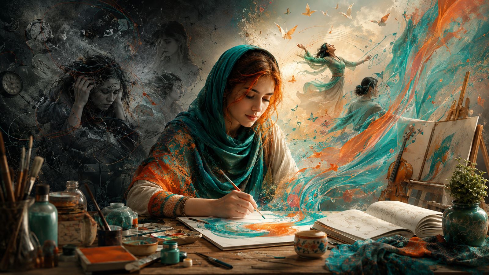 هنر و استرس