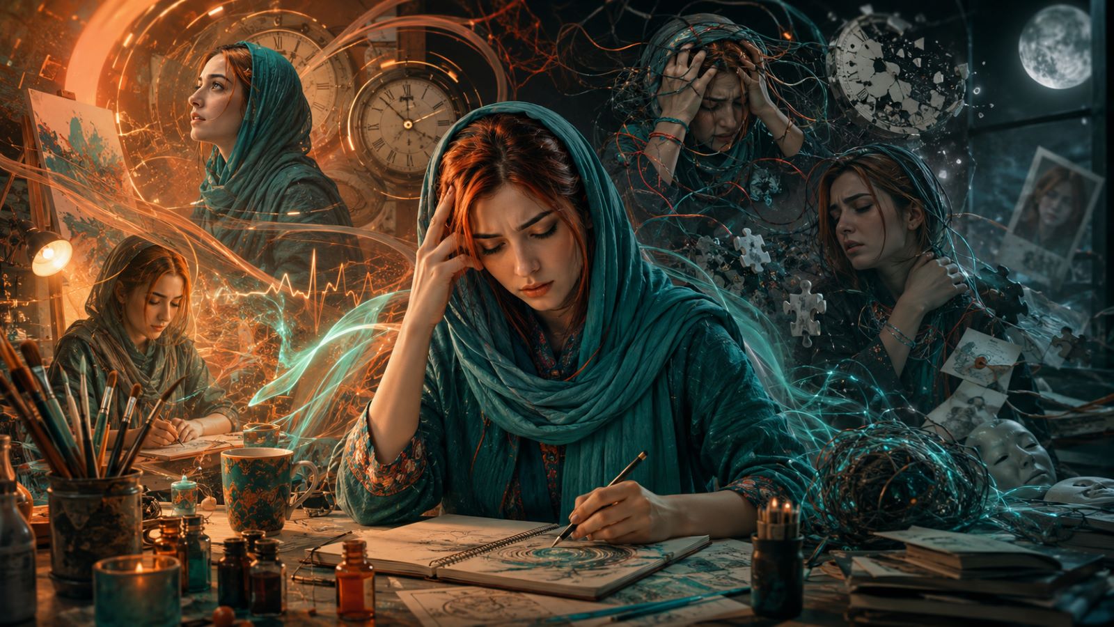 هنر و استرس
