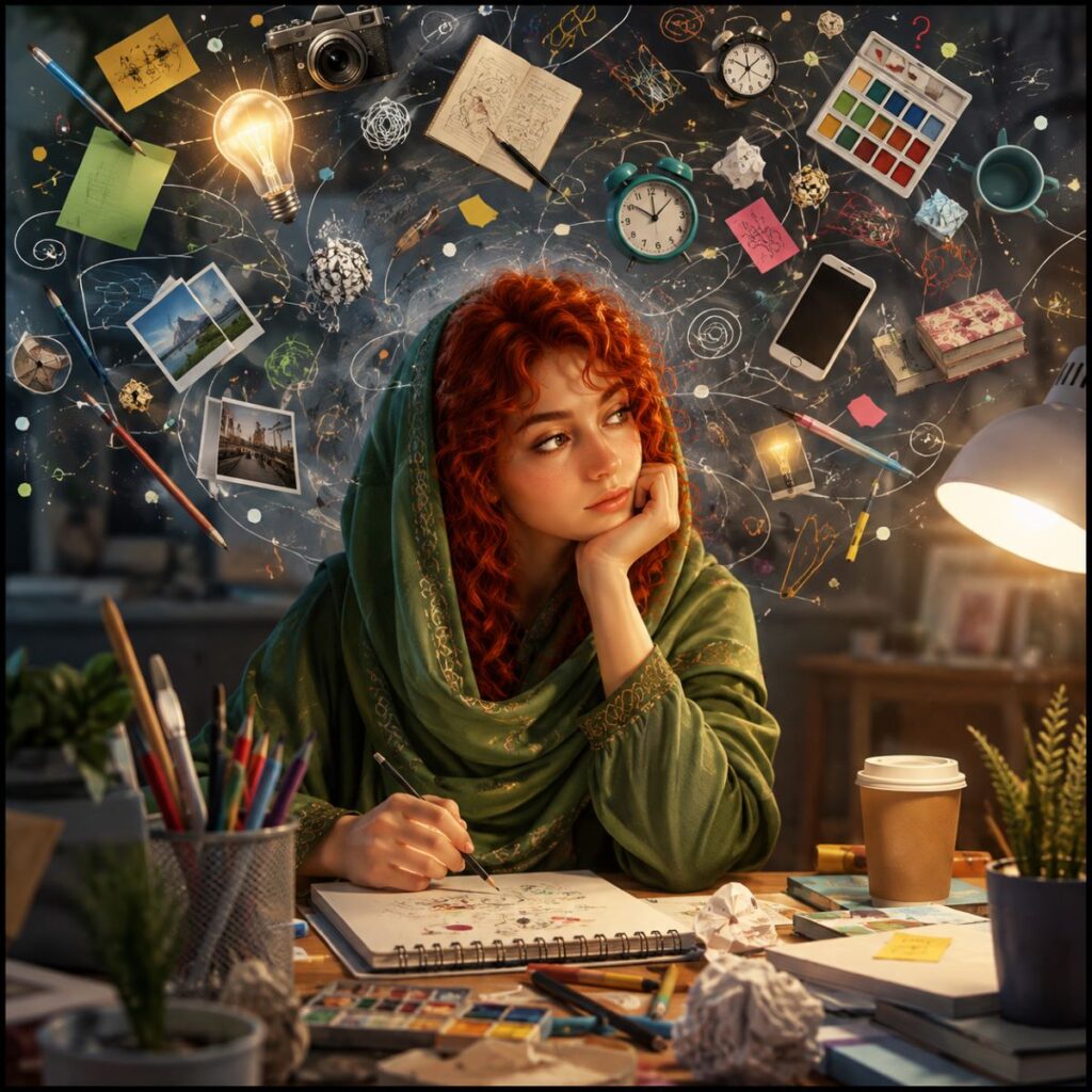 هنر، خلاقیت، ADHD
