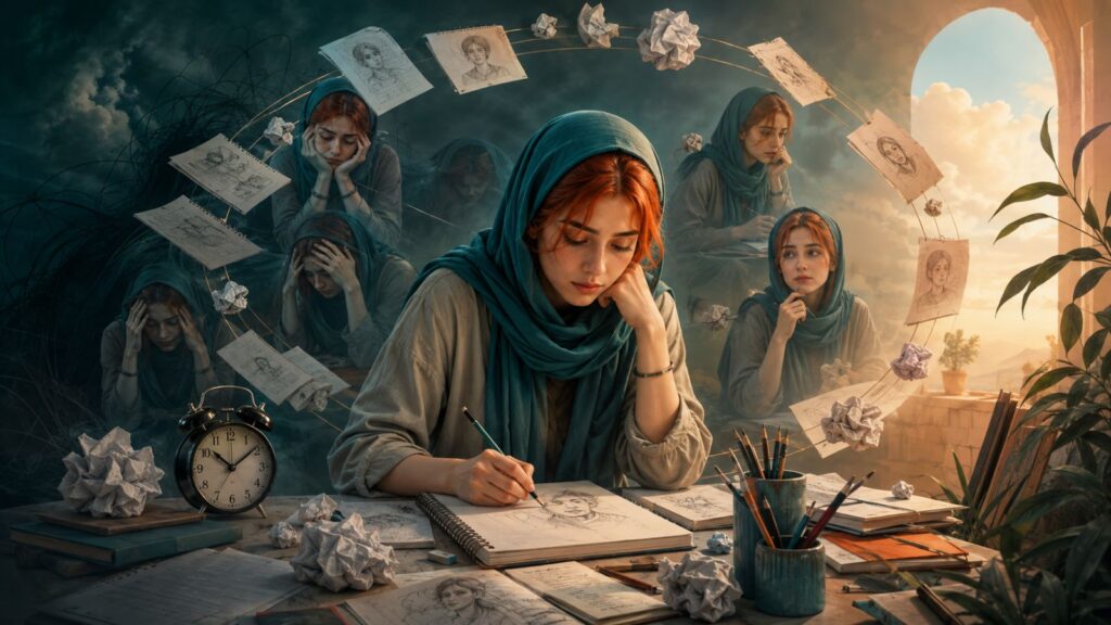 غلبه بر ترس با هنر